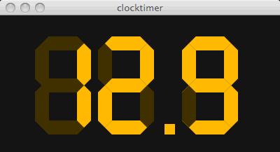 Example: Clock Timer. In sample codes.