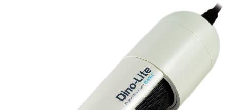 A basic version of the proprie tary DinoCapture software is included with each Dino-Lite. The magnification of the microscopes goes from 10 to 70x and around 200x.