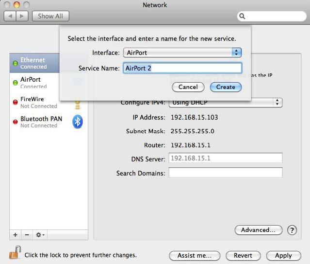 Click the + button in the Network window (Figure ) to create a new Remote