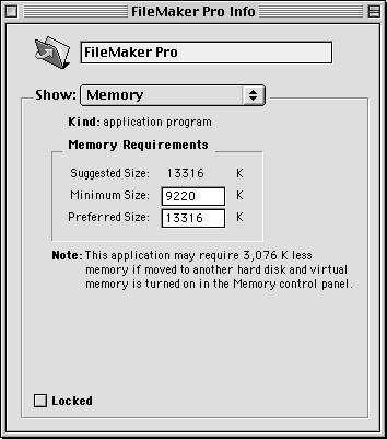28 Getting Started Guide 2. In the Finder software, open the FileMaker Pro 5.5 folder. Select the FileMaker Pro application icon by clicking it once.