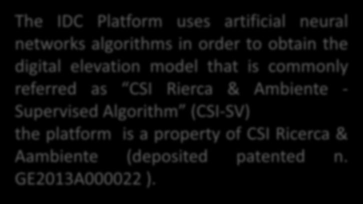 processor Algorithm named (CSI-SV) Doris.