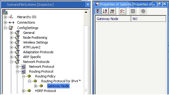 Dynamic MANET On-demand (DYMO) Routing Protocol 3. In the Configurable Property window, set Gateway Node to Yes. FIGURE 58.