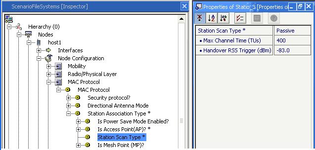 802.11 MAC Protocol FIGURE 3. Configuring Scan Type 3.