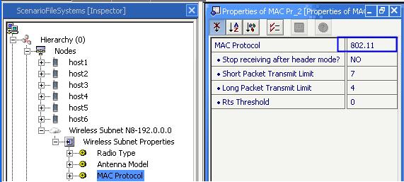 802.11 MAC Protocol FIGURE 11. Configuring 802.11 MAC Parameters 6.