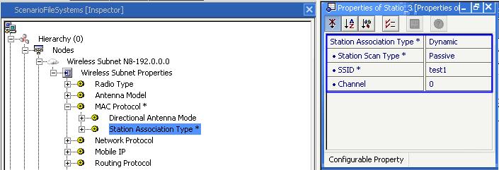 In the Configurable Property window, set Station Association Type to Dynamic and configure the parameters, as shown in Figure 23. FIGURE 23.