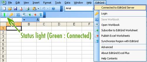 Using EditGrid Excel Plus (detailed) This section is copied from the help available in Excel menu, once the plugin has been installed EditGrid Excel Plus is a plugin for Microsoft Excel.