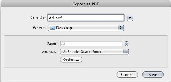 Export to PDF File > Export > Layout as PDF.
