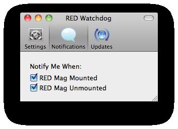 Remount Read/Write or Read-Only (depending on preferences) and Eject or Mount (depending if the REDMAG is