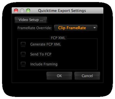 QuickTime Wrapper (MAC) Creates a QuickTime movie file which references the source R3D files for use with RED QuickTime Codec v41 or greater.
