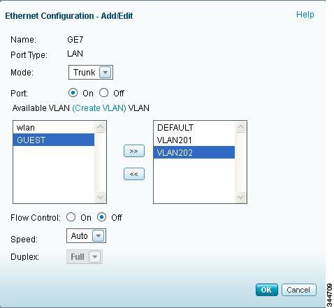 Step 2. Choose Networking > Ports > Physical Interface and set the LAN port to Trunk mode (for example: GE7). Then assign the VLAN to the port. Step 3.