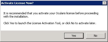 Installing Ocularis Base Installing Ocularis Base Reminder: Prerequisite: please install Microsoft.NET version 4.