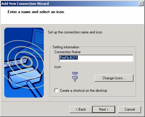 The software assigns a COM port setting for use with your application software.