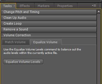 15. In that window, click on the Volume Correction tab and then click on Equalize Volume tab. 16. Then click on the Equalize Volume Levels.
