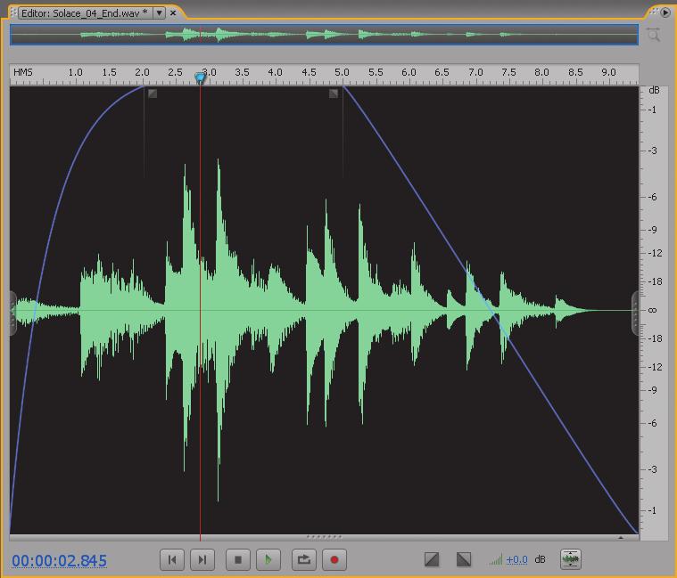94 LESSON 4 Repairing and Adjusting Audio Clips Adjusting volume When you are done editing or applying effects (see Lesson 7, Exploring Effects ), normalizing the volume gives the sound file the
