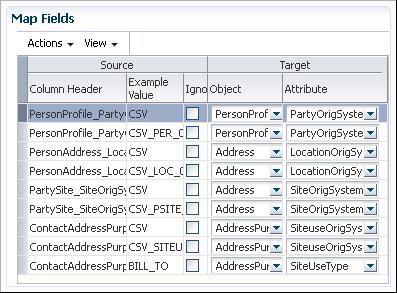 Chapter 2 Attribute Description Using File-Based Import Prerequisite Setup Task Creating Party and Adding Address Purpose in the Same Batch Adding Address Purpose to an Existing Party Updating