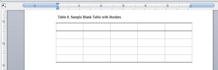 Mac Word 2008 Formatting Tables Page 5 of 9 click Formatting; then, apply the Table Title style). This will ensure that the table title appears in the List of Tables.