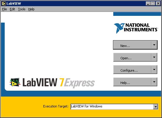 dialog box shown in Figure 1. Open and explore the LabVIEW Real-Time Module Bookshelf. Figure 1. The LabVIEW Dialog Box The LabVIEW Help contains VI reference information for all Real-Time VIs.