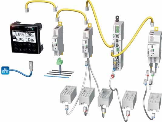 DIRIS Digiware An energy measurement and monitoring system that revolutionises electrical installations Build your system: 1 display 1 voltage measurement module current measurement modules current