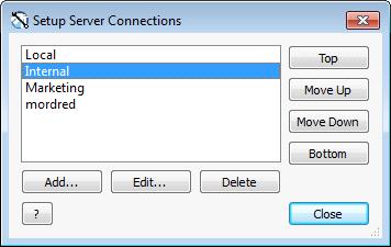 Setting up server connections 3. Enter your Username and Password or select Use single sign-on to log in with your network credentials. Single sign-on is only available for Windows and Mac.