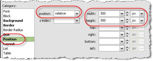 (Floating left will place the container on the left side of the page and allow any free floating objects outside of