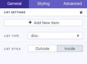 Style: Select the style of progress Percent: Adjust the percentage of the progress Weight: Adjust the progress weight Heading Settings: Set up the Text, Color, Font Size and Spacing for heading of