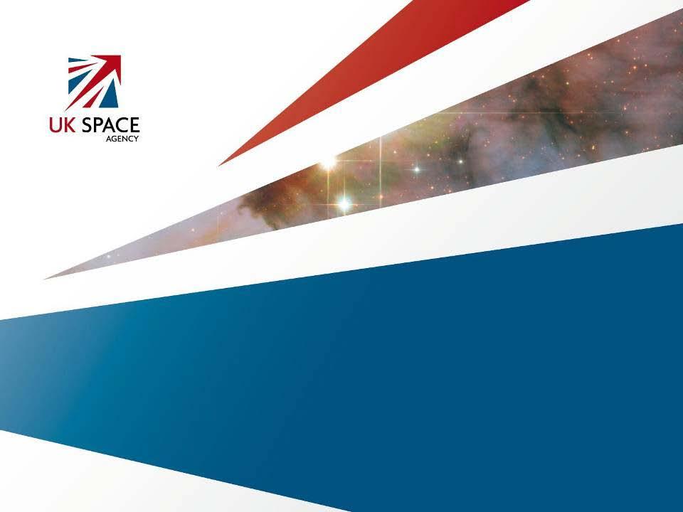 UK Space Agency Update for CEOS