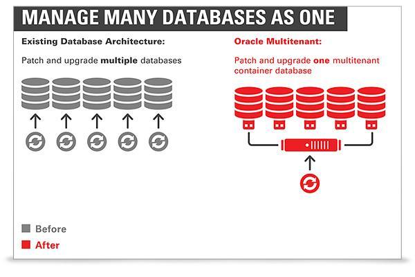 Figure 3. Advantages of an architecture based on Oracle Multitenant Oracle Database In-Memory Option Oracle Database runs faster and more reliably when running on Oracle hardware.