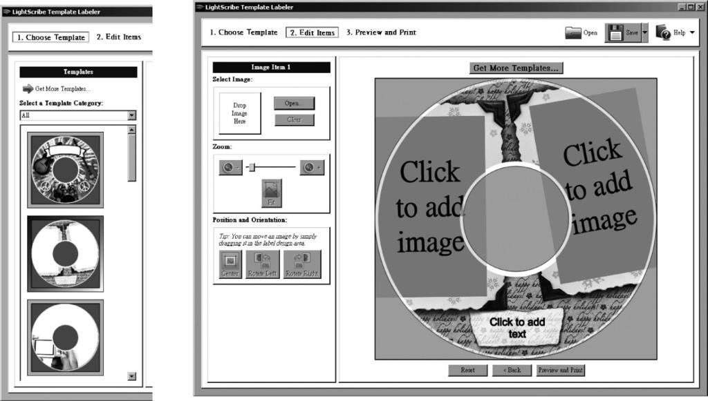 Chapter 5. Appendix Step 3 Design Lightscribe Template and Lightscribe printing on PC.