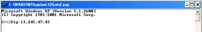 xxx.xxx.xxx, where x is the IP address of the Novell server running the FTP service.