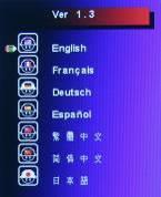 Spanish Traditional Chinese Simplified Chinese Japanese In the Misc menu,