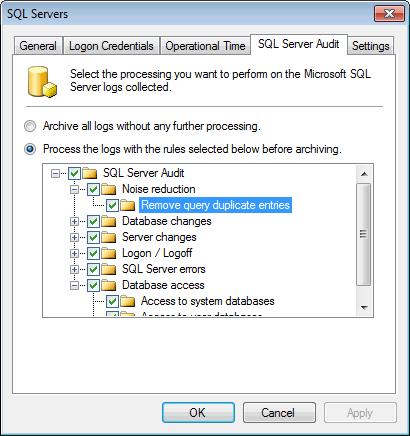 Screenshot 60 - Microsoft SQL Database group - SQL Server Audit tab 6.