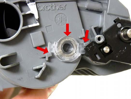 13. Install the non-gear side axle