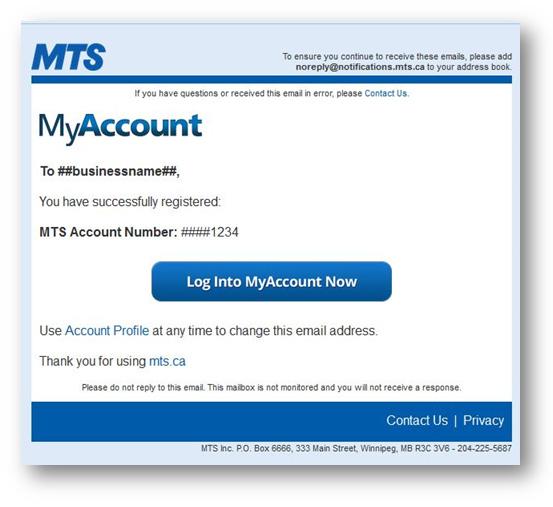 MyAccount for Business Getting Started Now you are ready to view your wireless services online. If at any time you need to change your Username, Password or Security Question, follow these steps: 1.