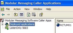 Recording an Announcement for your Caller Application In the steps above you told your caller application that you would use announcement one in mailbox 5683.