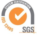 Delta has been certified as meeting the requirement of ISO 13485: 2003 and EN ISO 13485:2012 for the design and manufacture of switching power