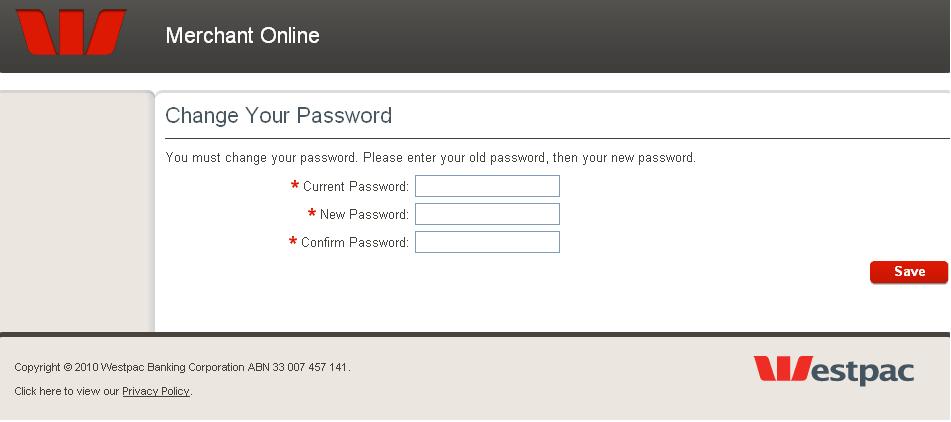 4. Check the details are correct and press Sign In. The below screen will appear for you to choose a password of your own. 5. Enter your current temporary password. 6.