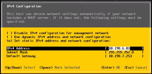 this vsan Witness Appliance Management Network. The next step is to configure DNS.
