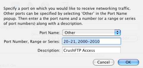 The extra time is to account for swapping back and forth while reading this guide. Before running CrushFTP, you will probably need to allow incoming access to your server if you have a router.