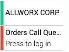 Allworx Verge IP Phone Series User Guide Verge IP phone Queue Appearance and ACD Appearance Programmable button examples: Ringing (flashing) Active Call (solid) Logged Out Idle - only agent in queue