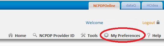 3.0 Managing Your Preferences The first thing you should do after logging on to NCPDP Online is update Your Preferences.
