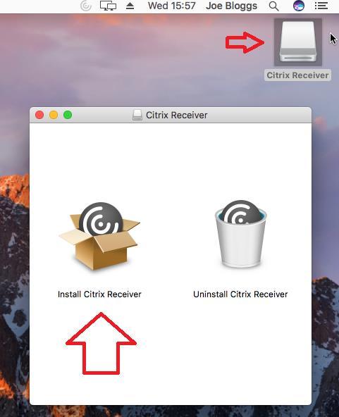 5 3. The installer for the receiver will be downloaded on to your Mac.