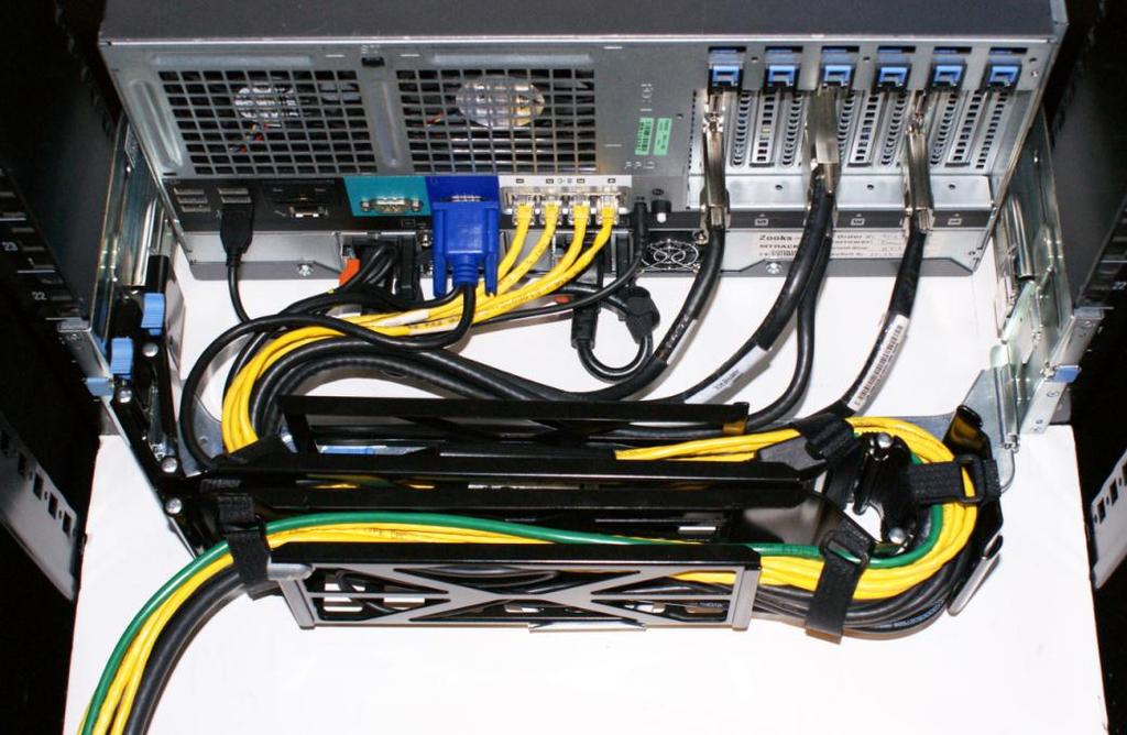 Figure 5: Left-Side Mounted CMA Installation Section 2: Cabling a Dell PowerEdge T710 System Without a CMA NOTE: The CMA on Dell PowerEdge T710 systems is optional.