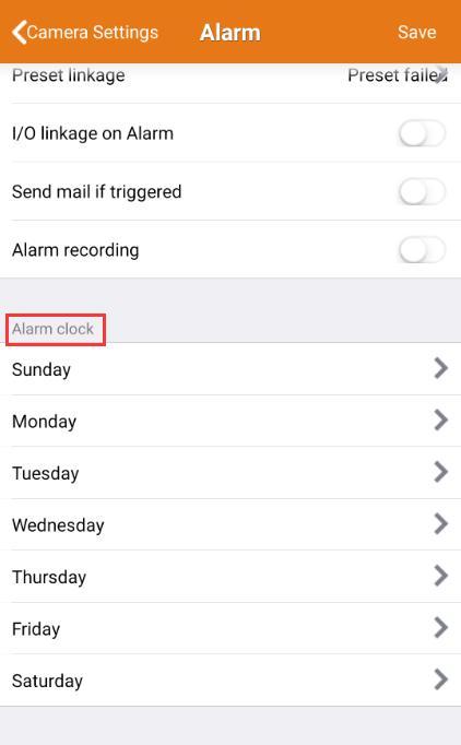 Alarm recording:when an alarm occurs, it will record video to TF Card.