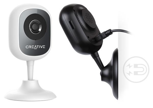 Setting Up Your Device Step 1: Positioning of Live! Cam IP SmartHD Place it upright, mount it on the wall or stick on metal surfaces with its magnetic base.