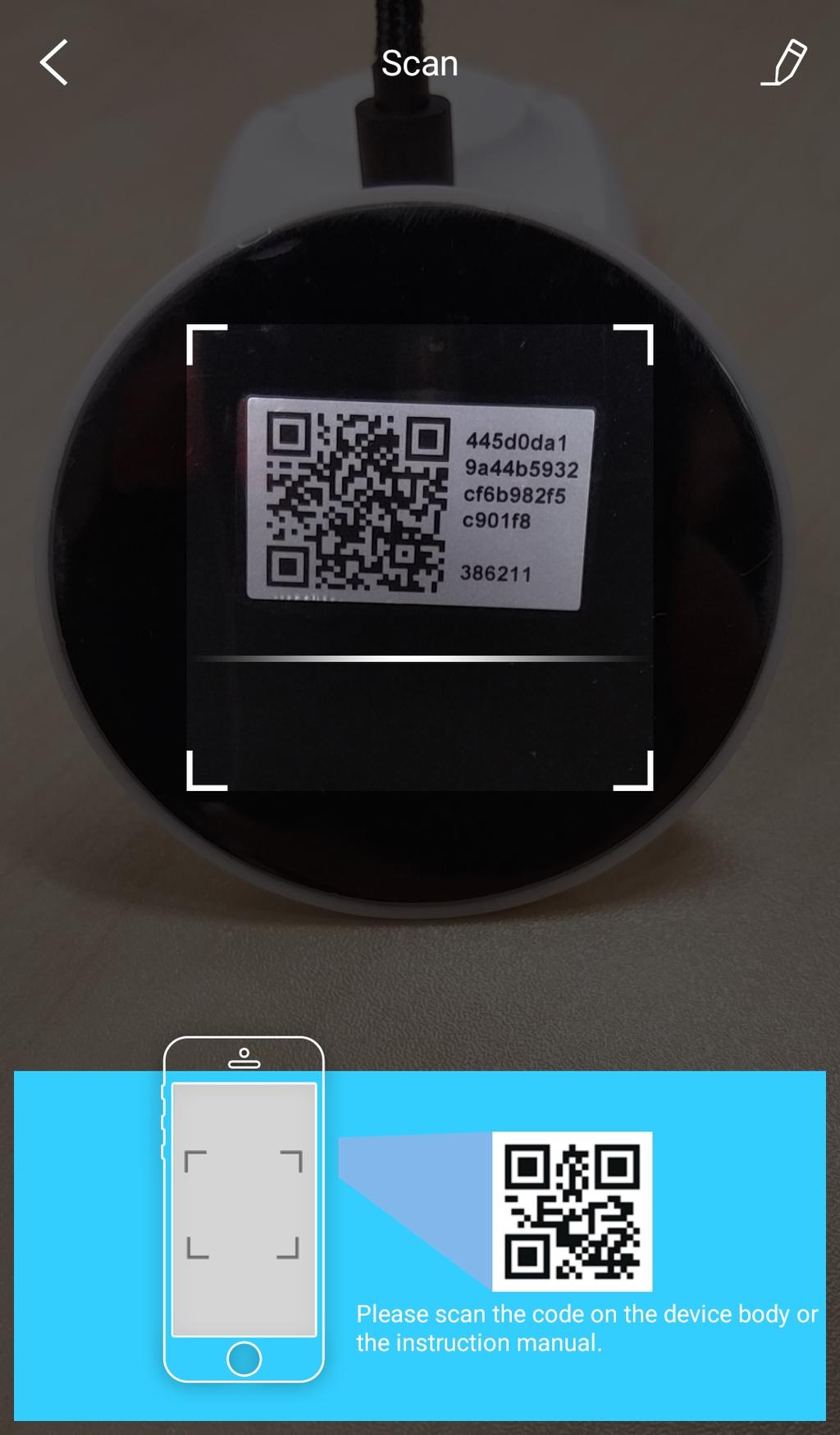 Via QR Code Scan Enter your Wi-Fi password. When your camera is Enter a name for your camera.