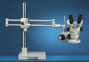 23727RB 23712RB 23711RB, System 273RB-RLI: Includes a Binocular S-Z Microscope, Dual Boom Ball-Bearing Stand and Fiber Optic