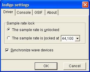 Console Settings Clicking the Settings button at the top of the Console shows a dialog box for altering console settings.