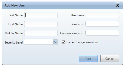 Anyone who logs into the system, from field users to office staff, must have an entry in the User profile. All additions and changes to user accounts are performed in the User profile.