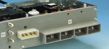 busbars and earth. The bus duct screening plates have a module height of 125 mm and are each provided with sockets for busbar branching.