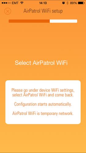 AirPatrol WiFi Setup 2.